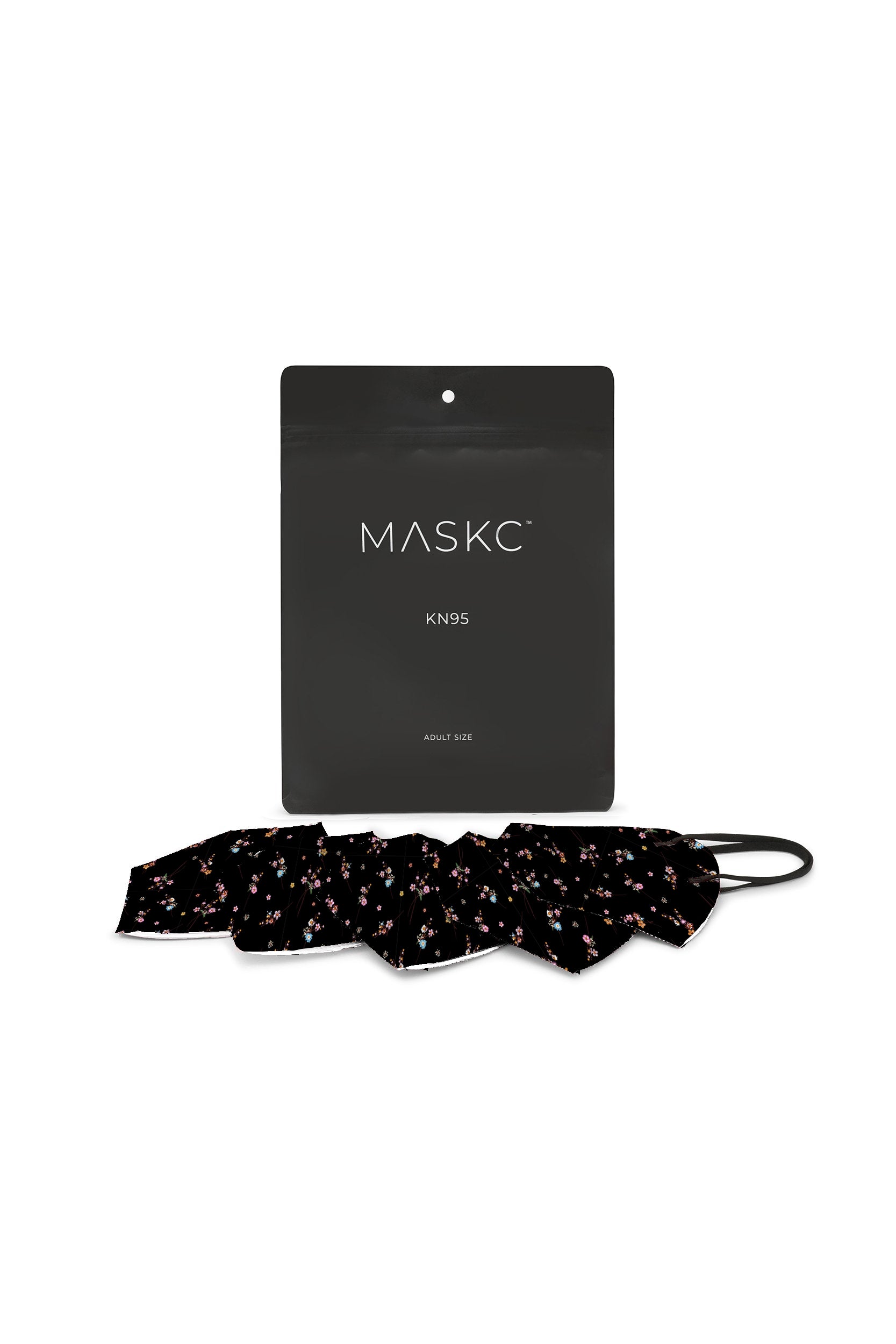 Dark Floral KN95 Face Masks